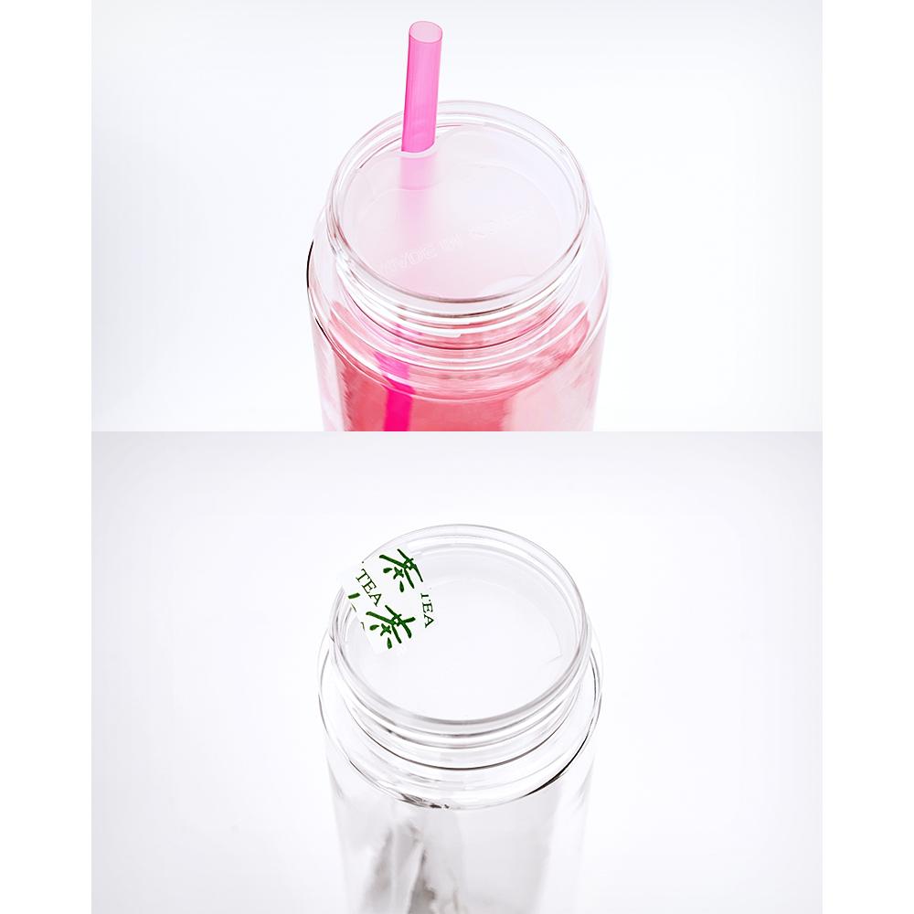 OEM Tritan Water Bottle 700ml - Wood Lid