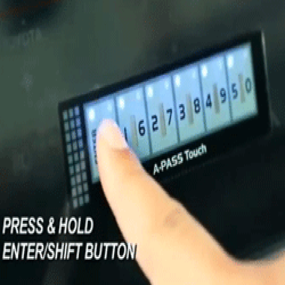 Rental car digital door lock key 