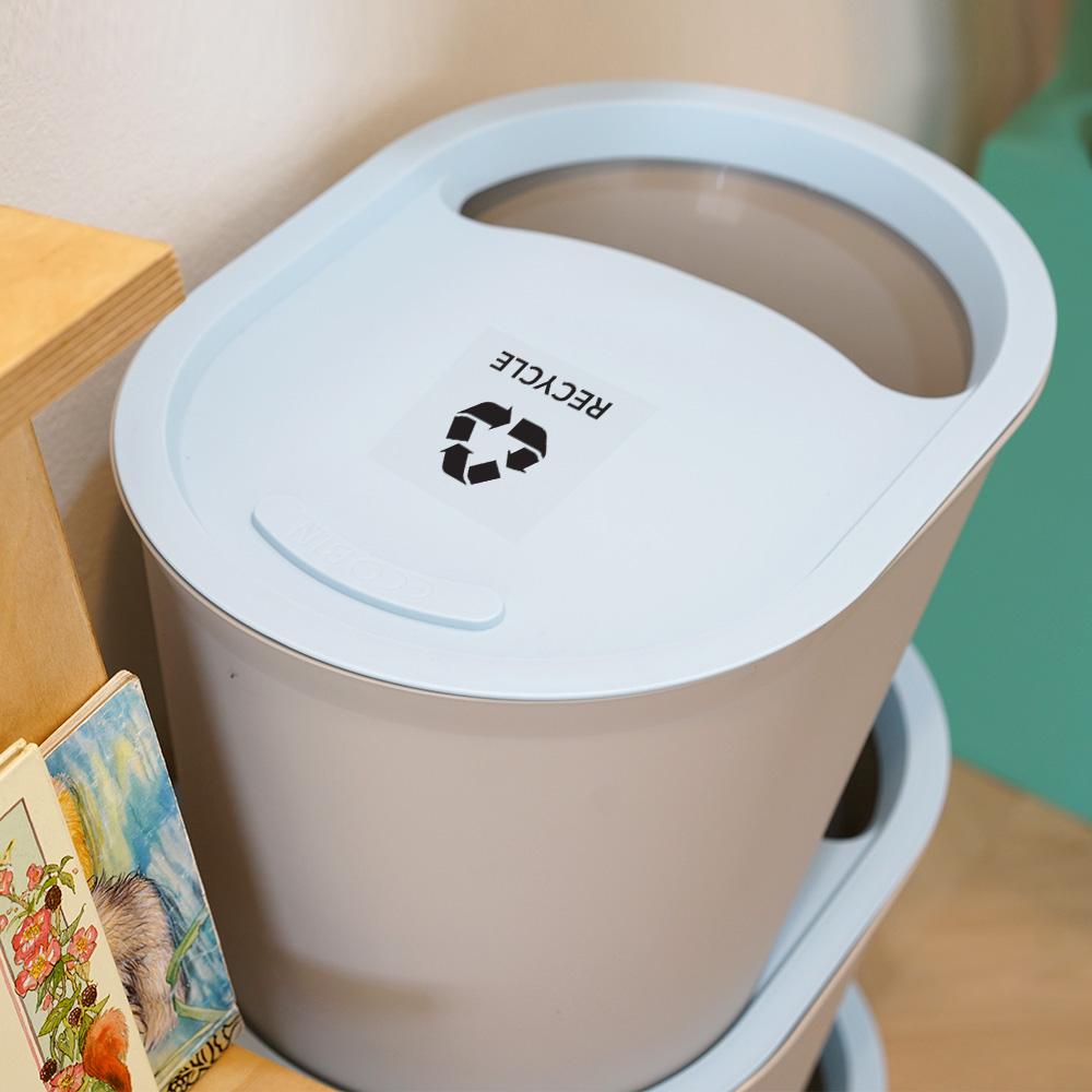 Ecobin Recycling Separation Box 33L Trash Can