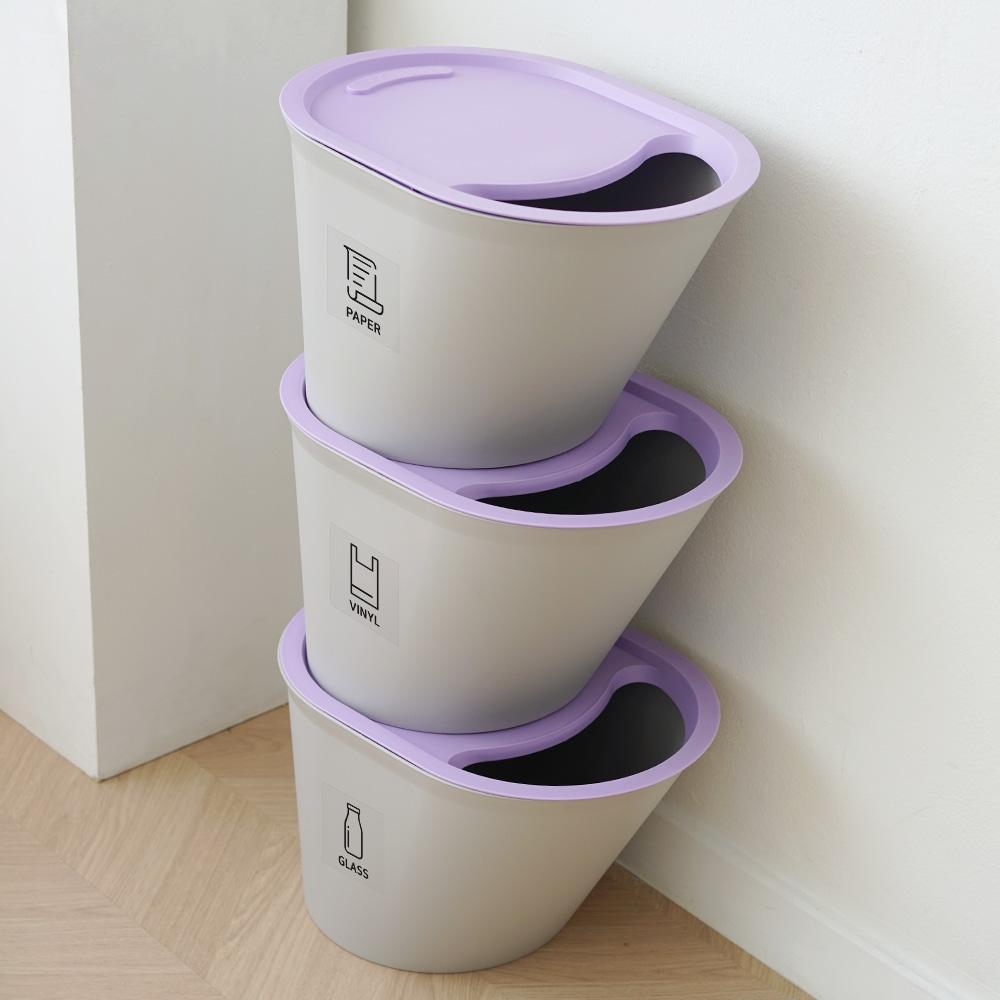 Ecobin Recycling Separation Box 33L Trash Can