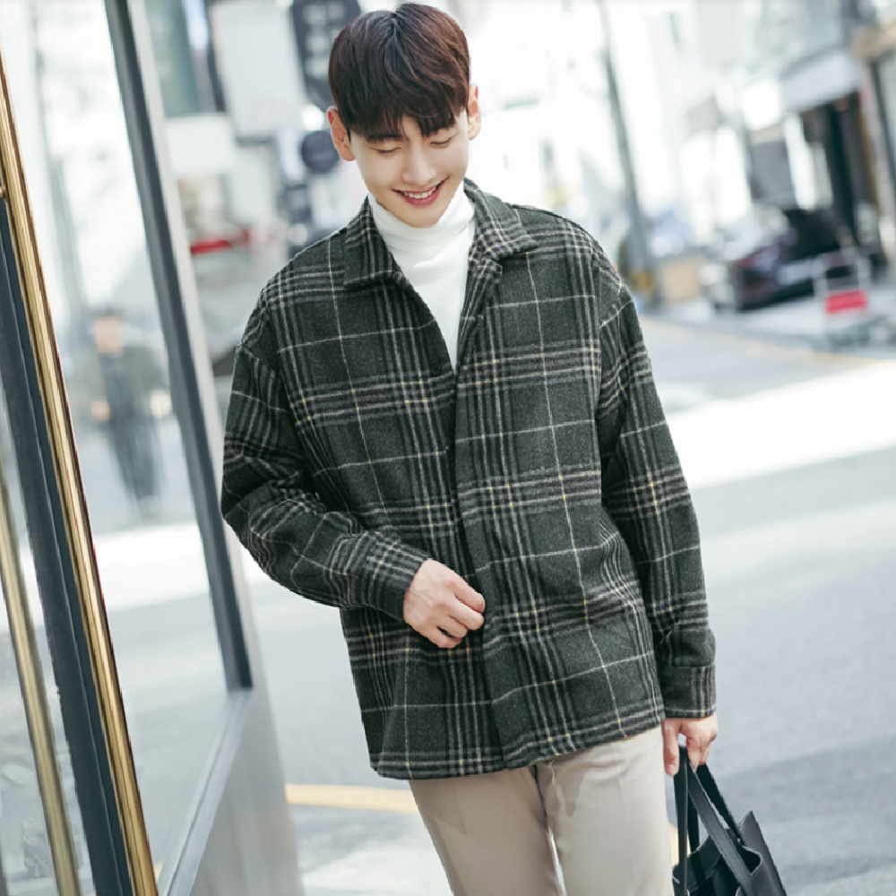 JOGUNSHOP’s Checkered Shirt Jacket