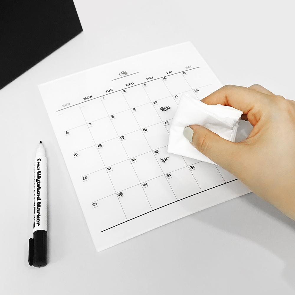 Magnetic Stand Calender (monthly scheduler, weekly to do list)