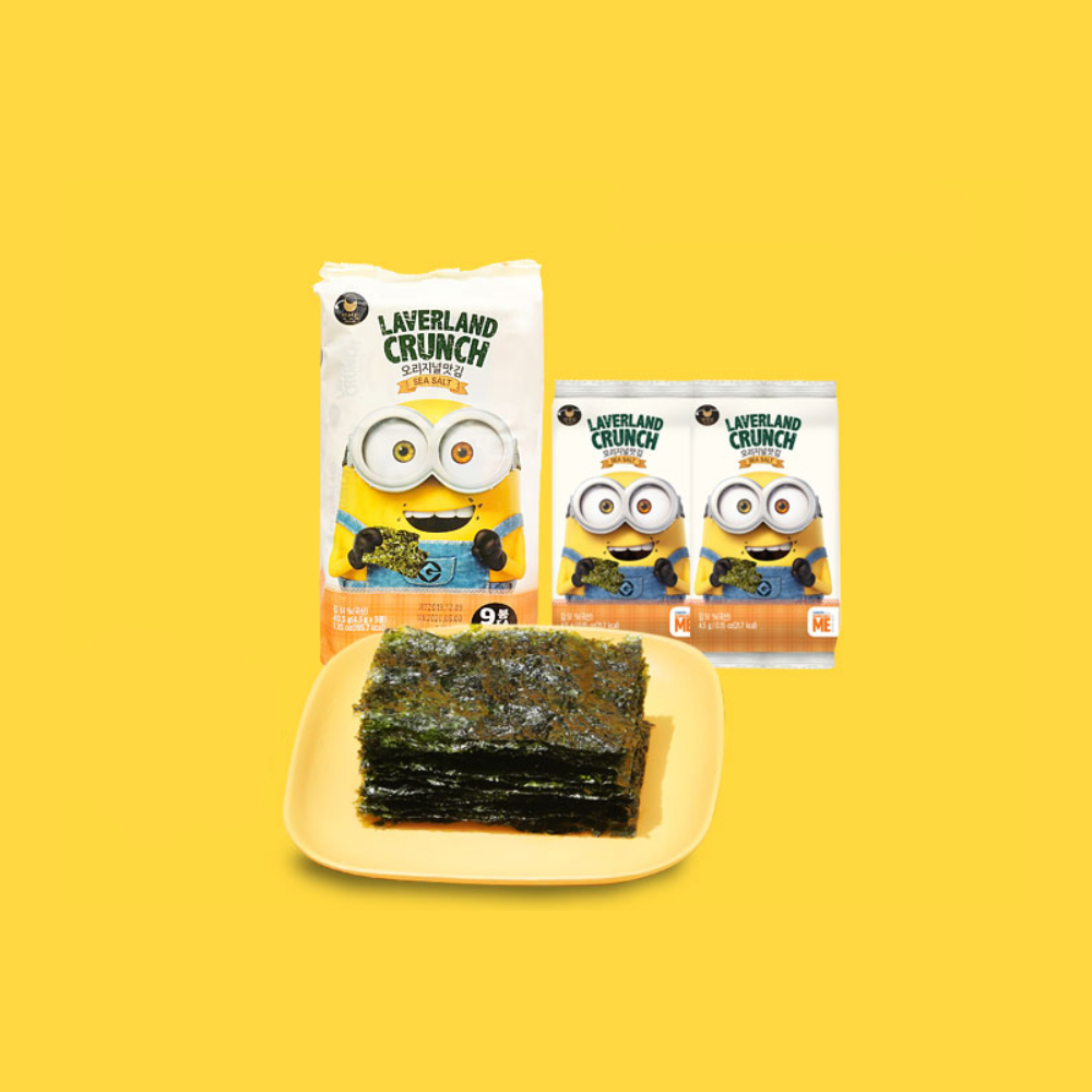 LAVERLAND CRUNCH MINIONS SEA SALT  9 pack