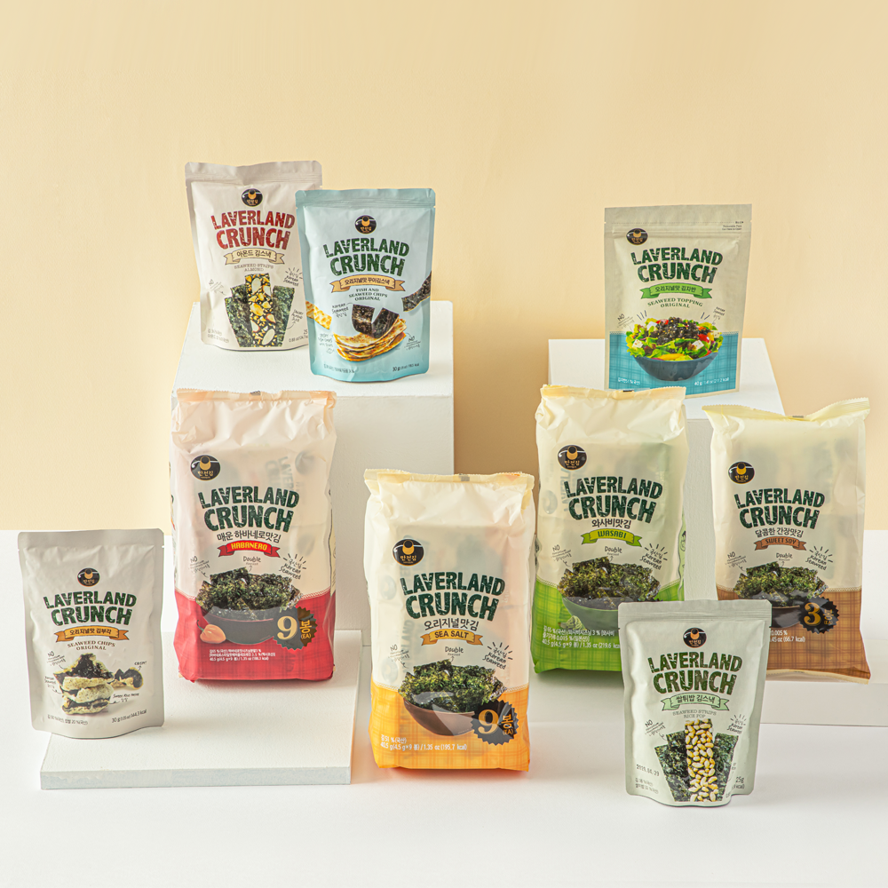 LAVERLAND CRUNCH MINIONS SEA SALT  9 pack