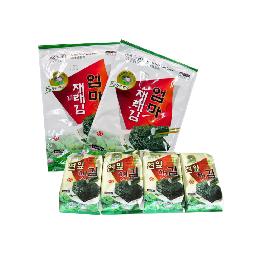 WooJoo Korean Seaweed/Laver SET for LunchBox, for Side Dish (3 Different Seaweed SET)
