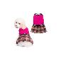 full image Good PETSTORY Cute Dog Sweater Dress Knit Red Dress