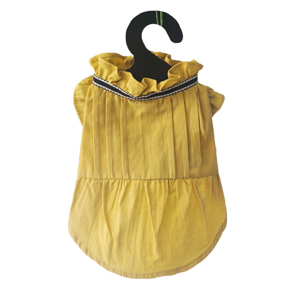 Tint Frill blouses (Yellow / L size)