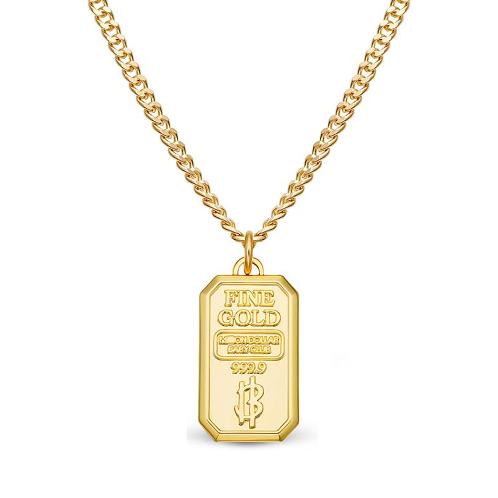 Gold Bar Flex Necklace Gold XS | Million, Dollar, Baby, Club, Gold, Bar, Flex, Necklace